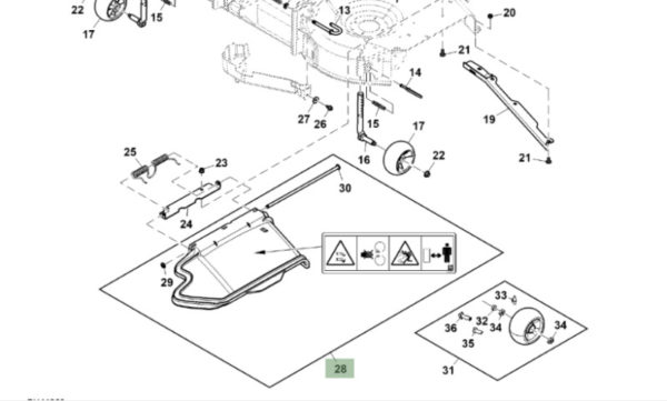 John Deere CHUTE AM146005