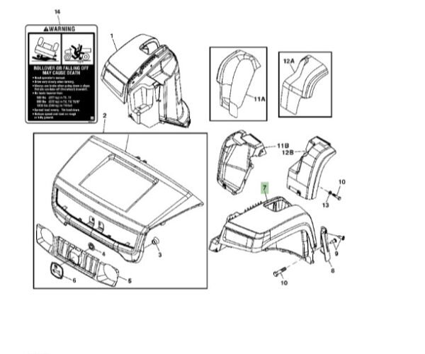 John Deere FENDER M130971