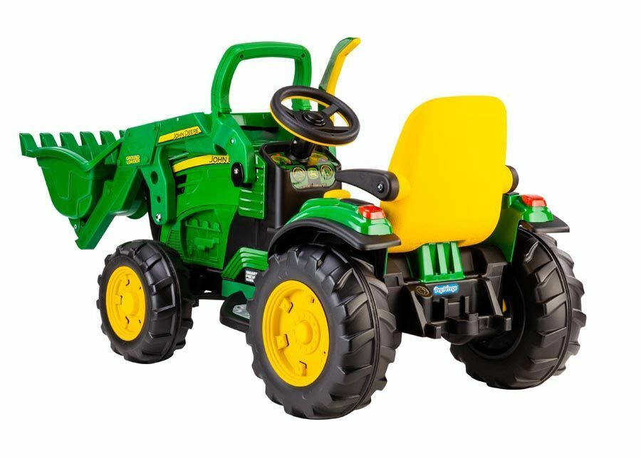 John Deere 12V BATTERY RIDE ON TRACTOR WITH LOADER MCEPIGOR0068 - Farol ...