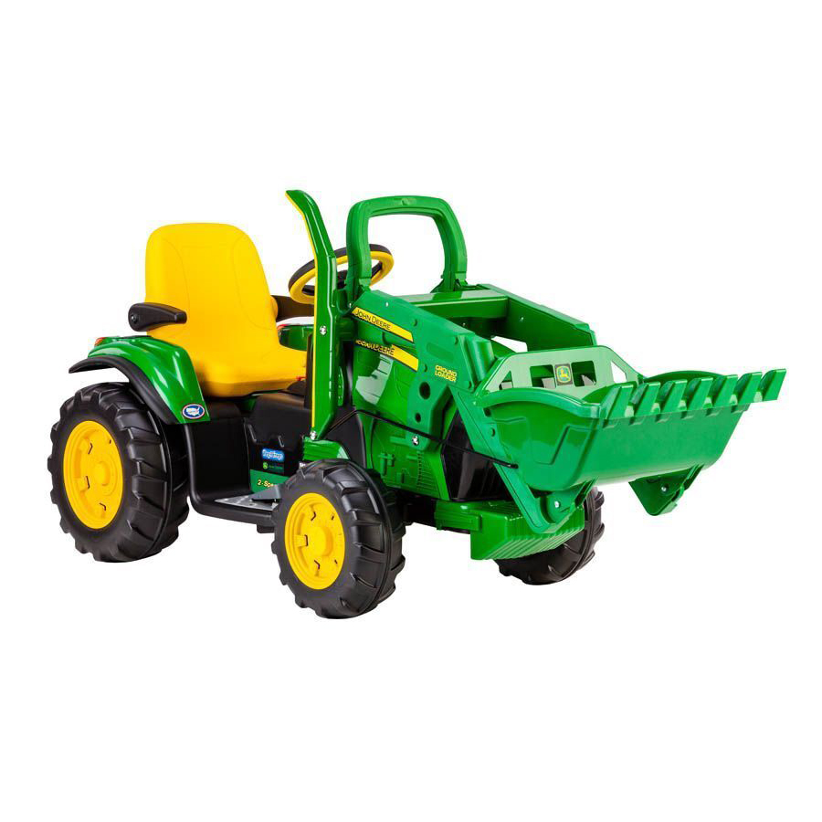 John Deere 12V BATTERY RIDE ON TRACTOR WITH LOADER MCEPIGOR0068 - Farol ...