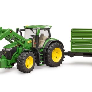 John Deere 7r 350 With Frontloader And Trailer