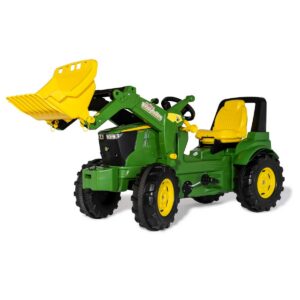 RollyFarmtrac John Deere 7310R Pedal Tractor with Front Loader – Ages 3–8