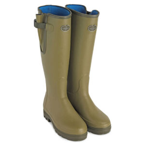 Le chameau women s vierzonord neoprene wellington boots vert vierzon 3