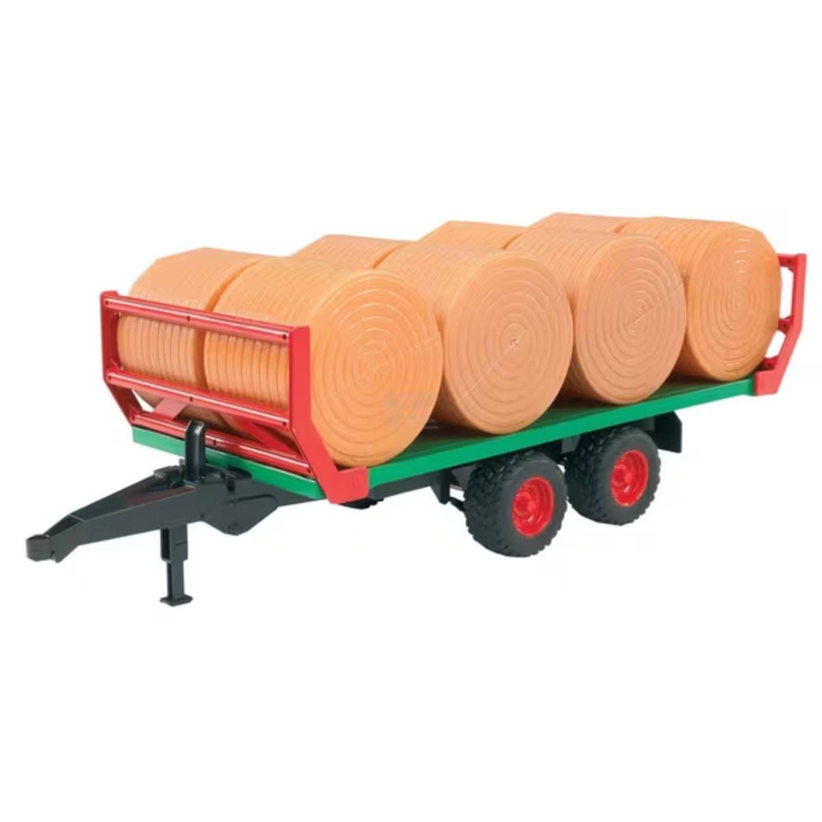 Bruder Bale Transport Trailer – 1:16 Trailer with 8 Round Bales