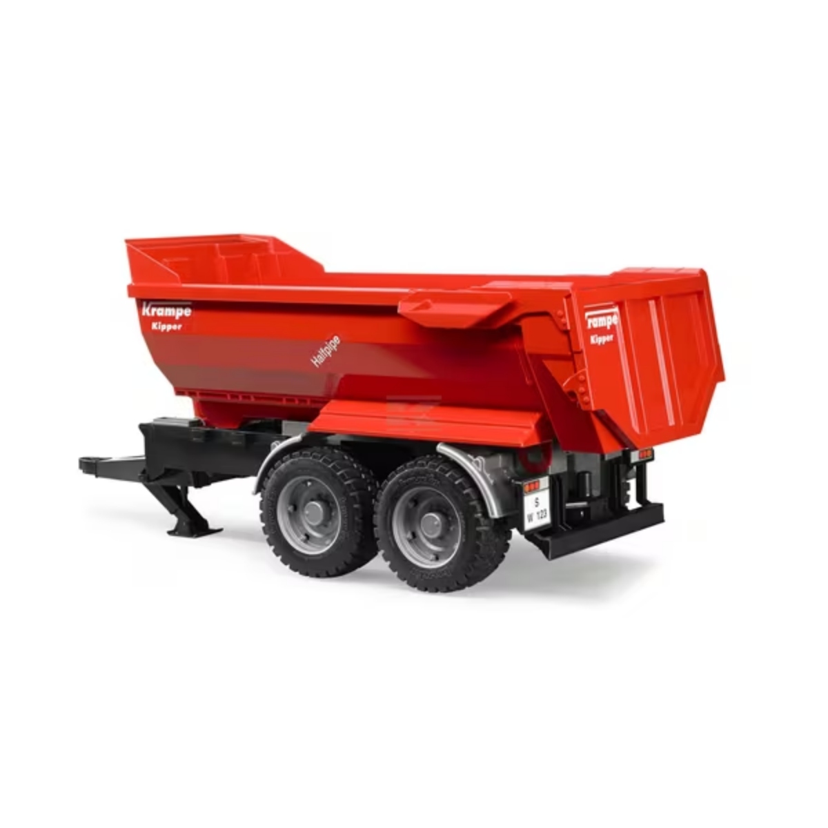Bruder Krampe Tandem Halfpipe Tipping Trailer – 1:16 Heavy‑Duty Farm Trailer