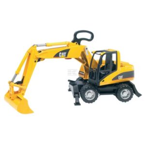 Bruder CAT Wheeled Excavator – 1:16 Construction Vehicle with 360° Swivel Arm