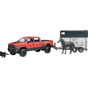 Bruder RAM 2500 Power Wagon with Horse Trailer – 1:16 Pickup & Trailer Set