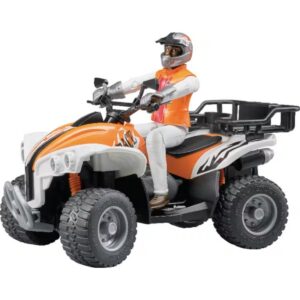 Bruder Quad ATV with Driver – 1:16 Off‑Road Vehicle with Suspension & Steering