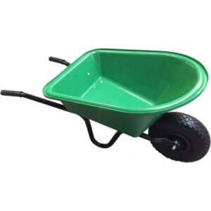 Fort F35605 Kids Green Wheelbarrow – Metal Frame Garden Toy for Ages 2.5+